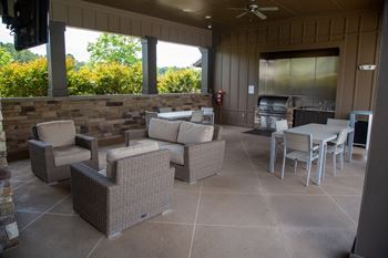 Outdoor summer kitchen